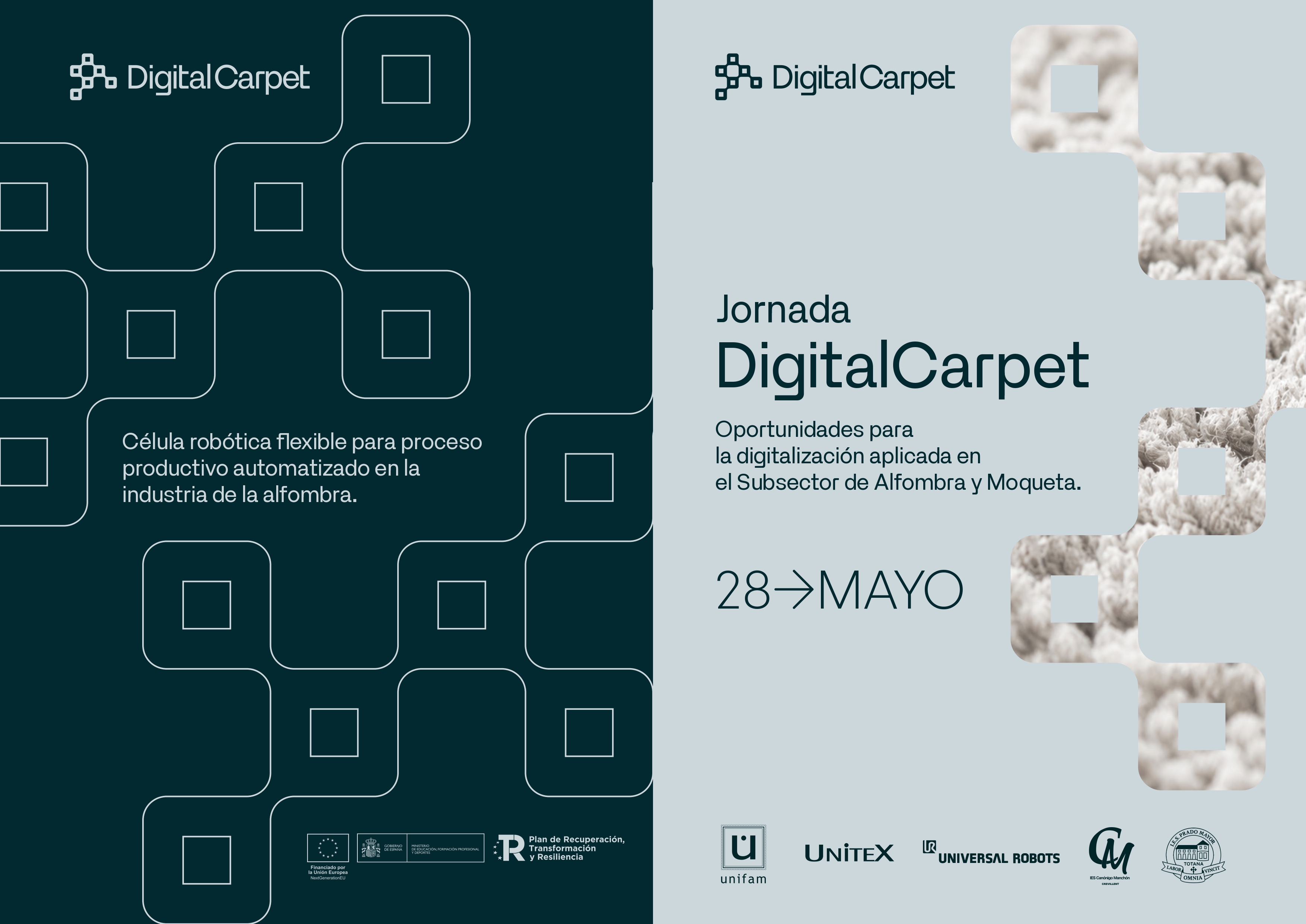 Cartel de la Jornada DigitalCarpet del 28 de mayo de 2026
