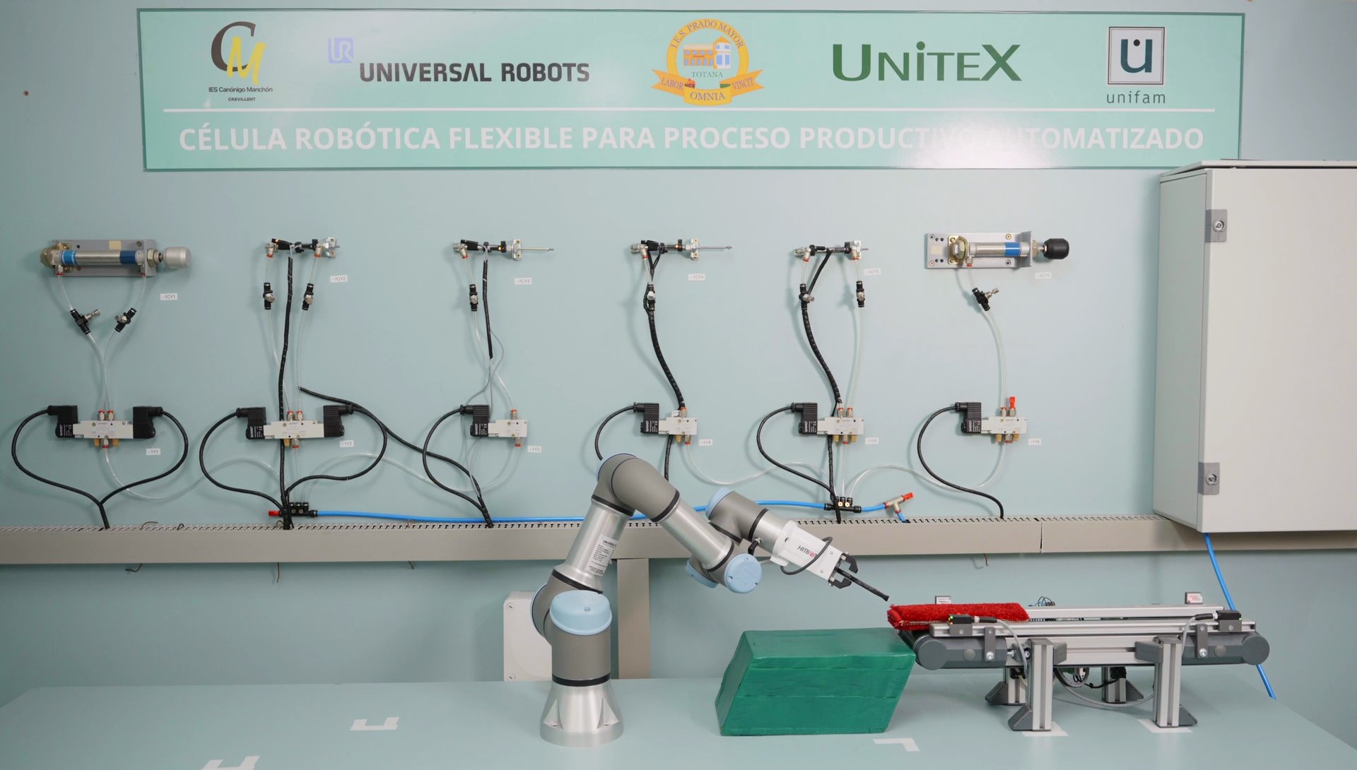 C&eacute;lula rob&oacute;tica flexible aplicada al proceso productivo de alfombras